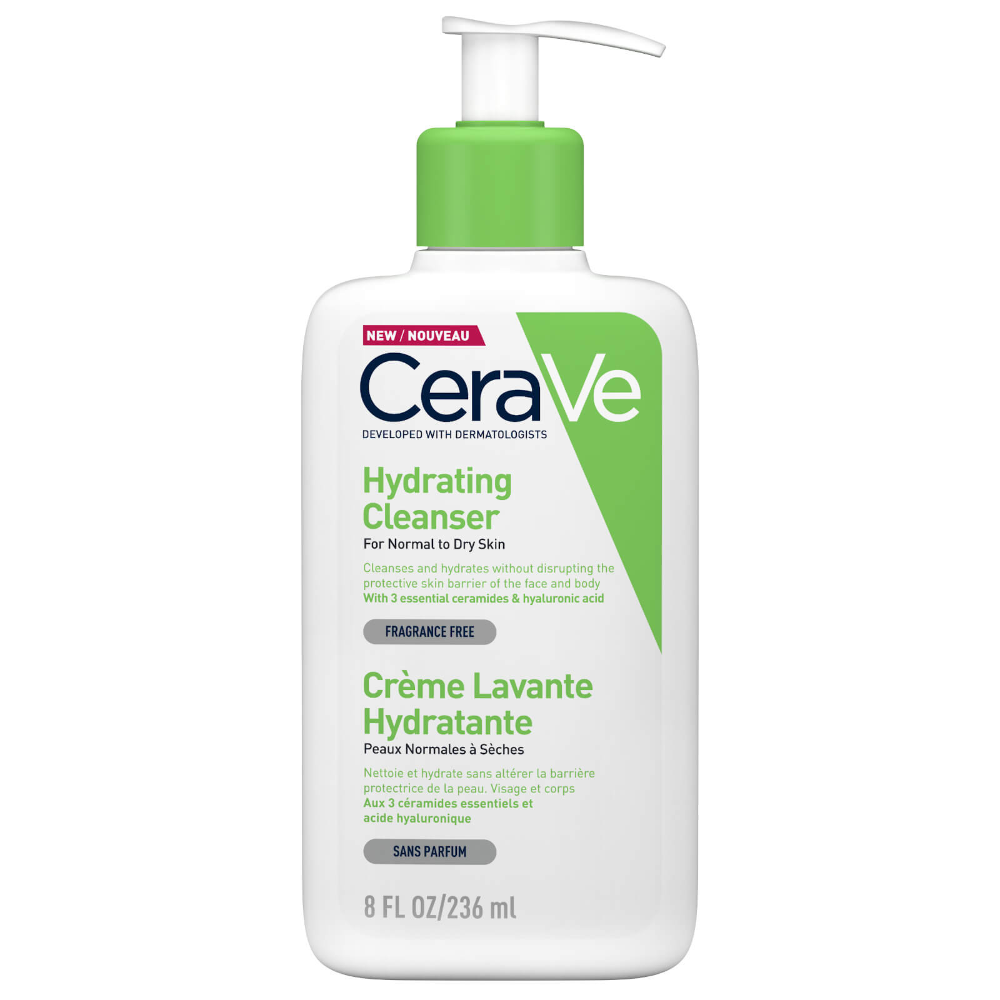 sửa rữa mặt cerave dành cho da thường đến da khô