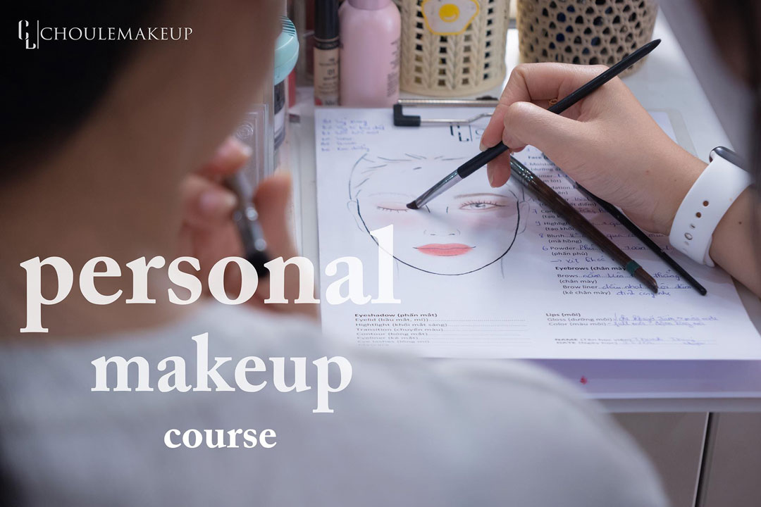 choule makeup khoá học trang điểm cá nhân personal makeup course giáo trình chất lượng