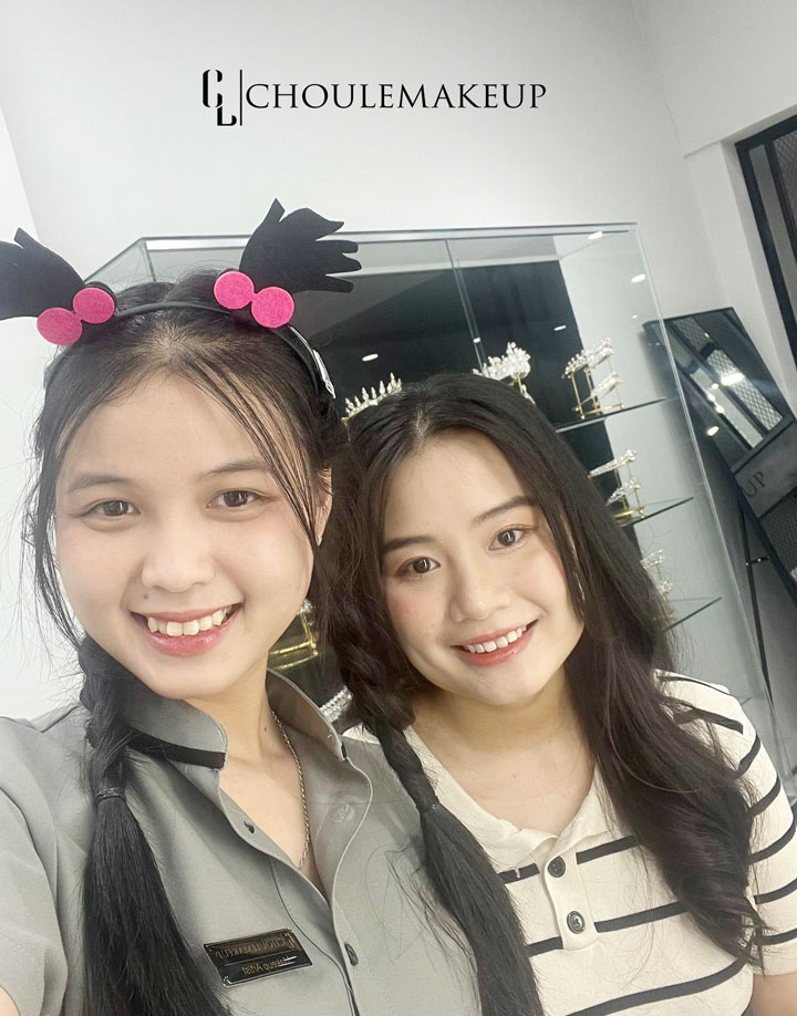 choule makeup phản hồi khách hàng feedback khoá học makeup cá nhân person makeup course phương linh