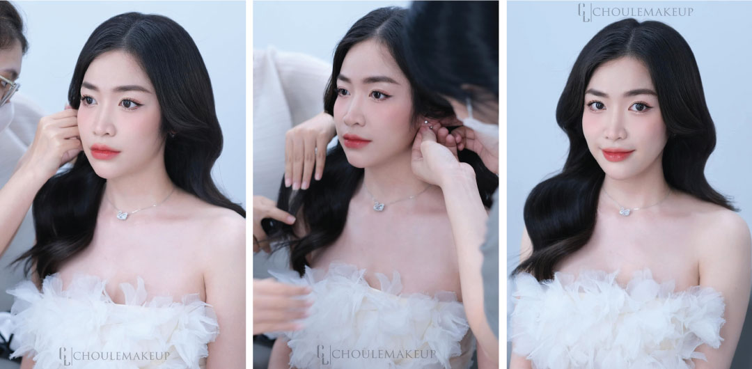 choule makeup gói trang điểm choule combo 10 bước event makeup