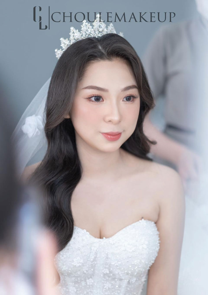 choule makep trang điểm cô dâu phản hồi khách hàng bridal makeup Alice Trần