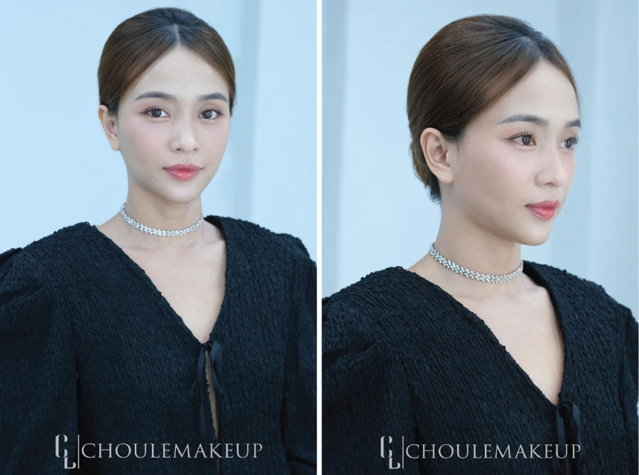 choule makeup phong cách trang điểm tone makeup nude pink