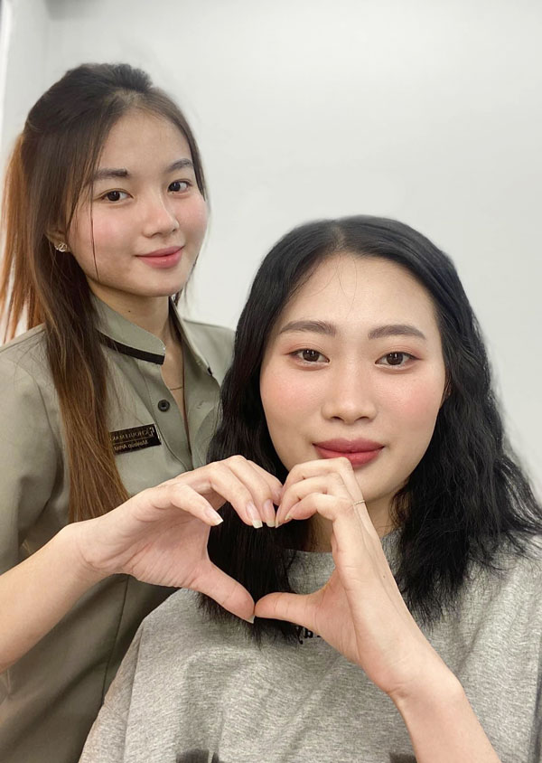 choule makeup phản hồi khách hàng feedback khoá học makeup cá nhân person makeup course Thuỳ Vy