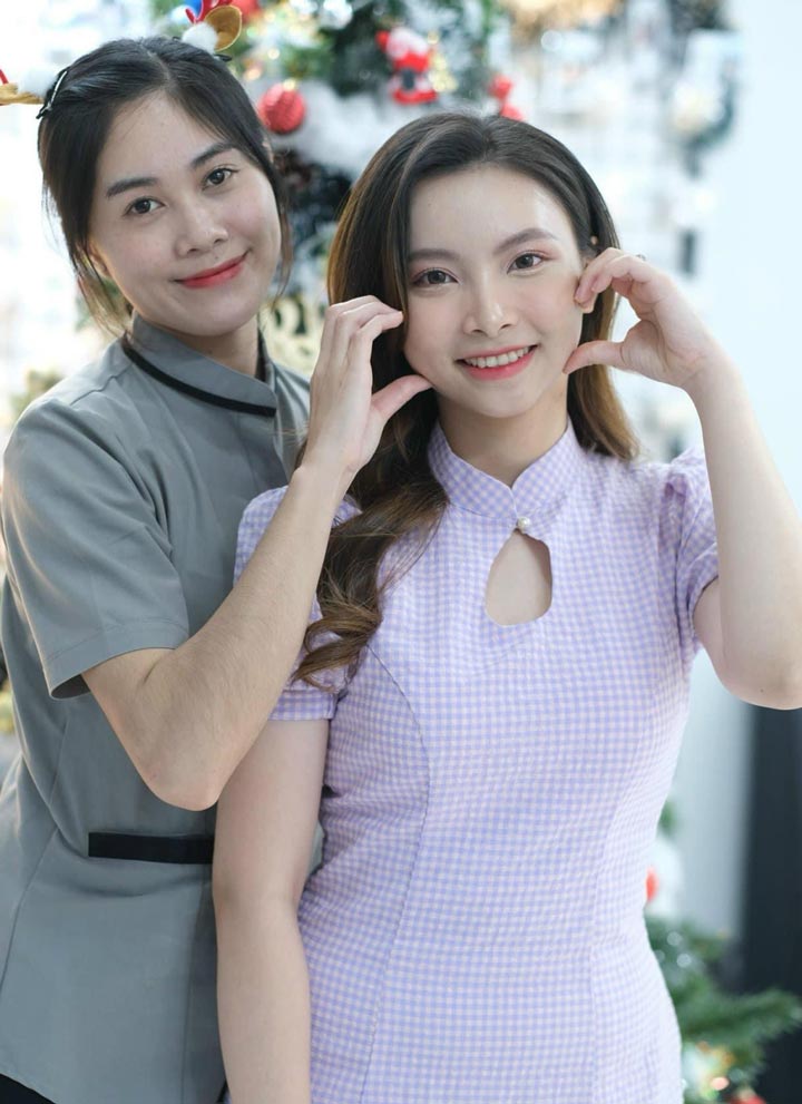 choule makeup phản hồi khách hàng feedback khoá học makeup cá nhân person makeup course Tường Vi