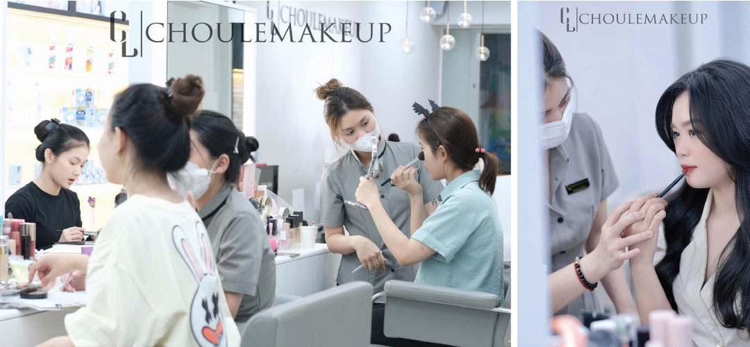 choule makeup khoá học makeup cá nhân personal makeup trang điểm giáng sinh 1 kèm 1