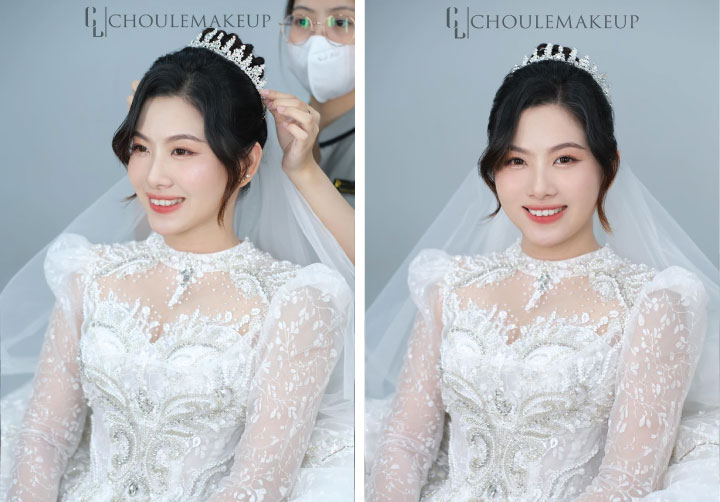 choule makeup trang điểm cô dâu bridal makeup đặt lịch makeup đầu năm