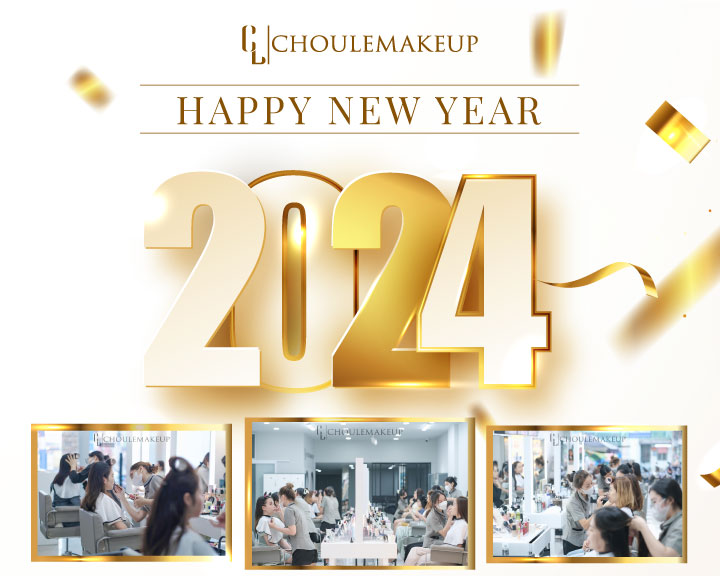 choule makeup trang điểm happy new year chúc mừng năm mới tết dương lịch