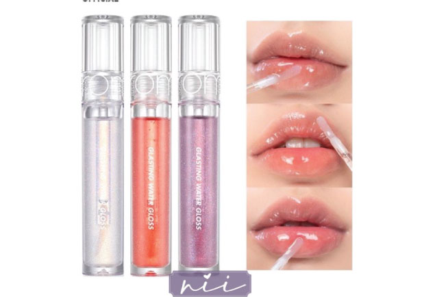 choule makeup trang điểm son môi son bóng lip gloss