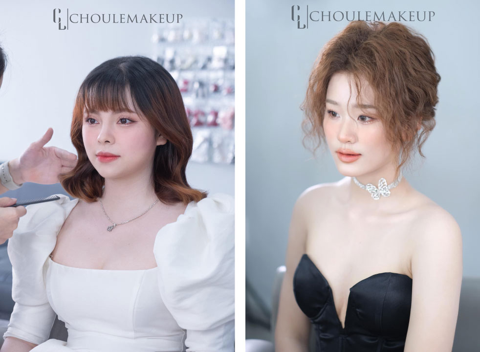 choule makeup trang điểm tone makeup soft orange