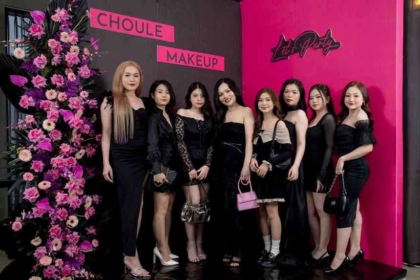 choule makeup trang điểm tiệc tất niên year end 2024 PC