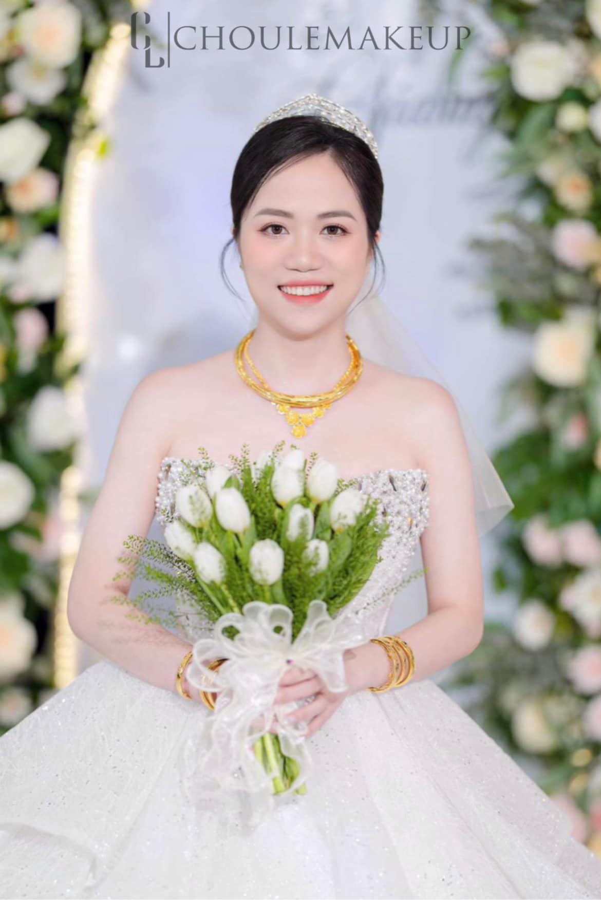 choule makep trang điểm cô dâu phản hồi khách hàng bridal makeup bride le giang