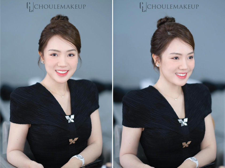 choule makeup trang điểm tone makeup pink coral dự tiệc