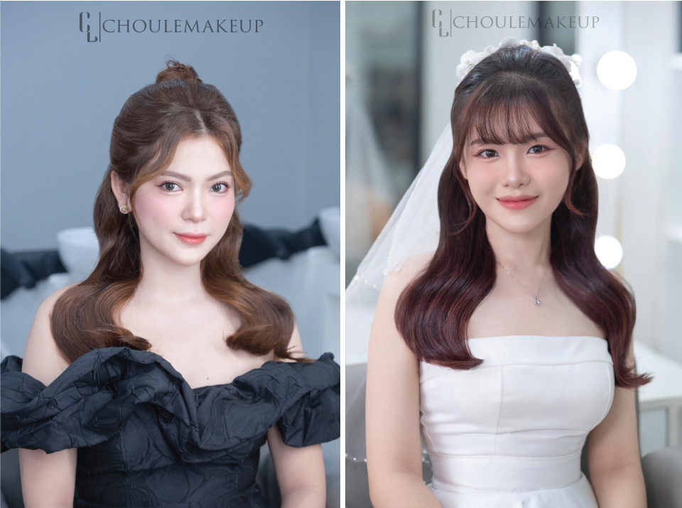 choule makeup trang điểm tone makeup pink coral dự tiệc cô dâu