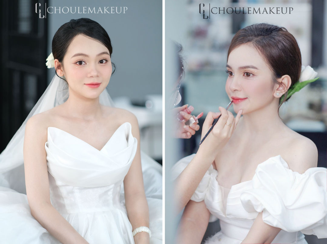 choule makeup trang điểm màu sắc makeup orange coral trang điểm cô dâu