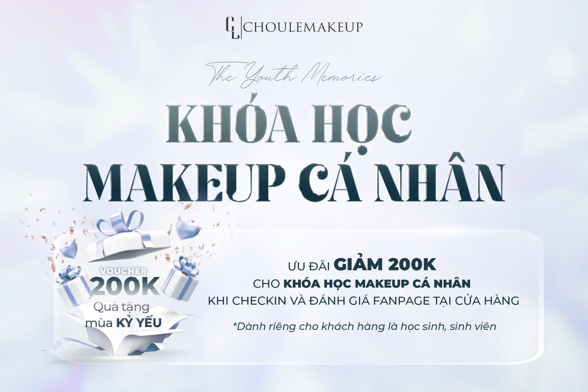 choule makeup khóa học makeup cá nhân trang điểm personal makeup course