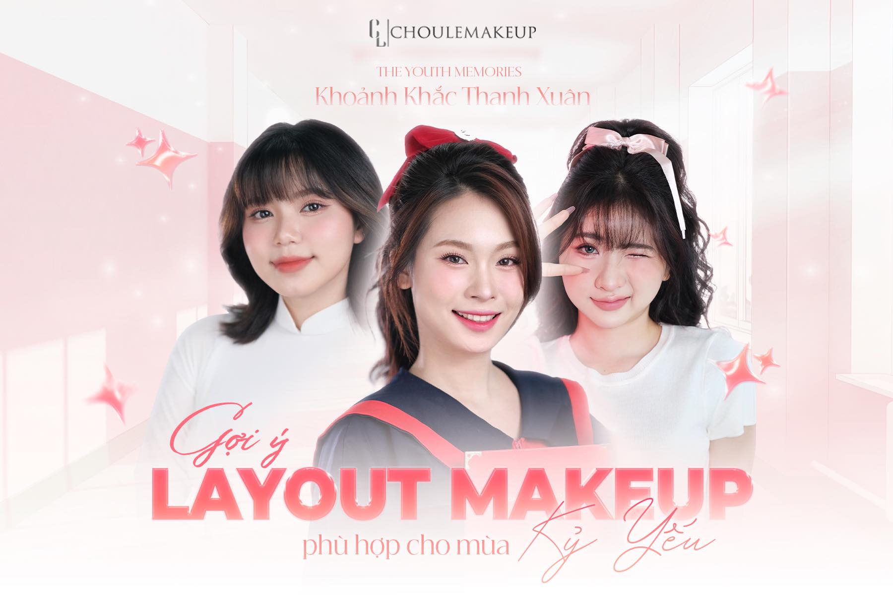 choule makeup trang điểm kỷ yếu layout makeup 