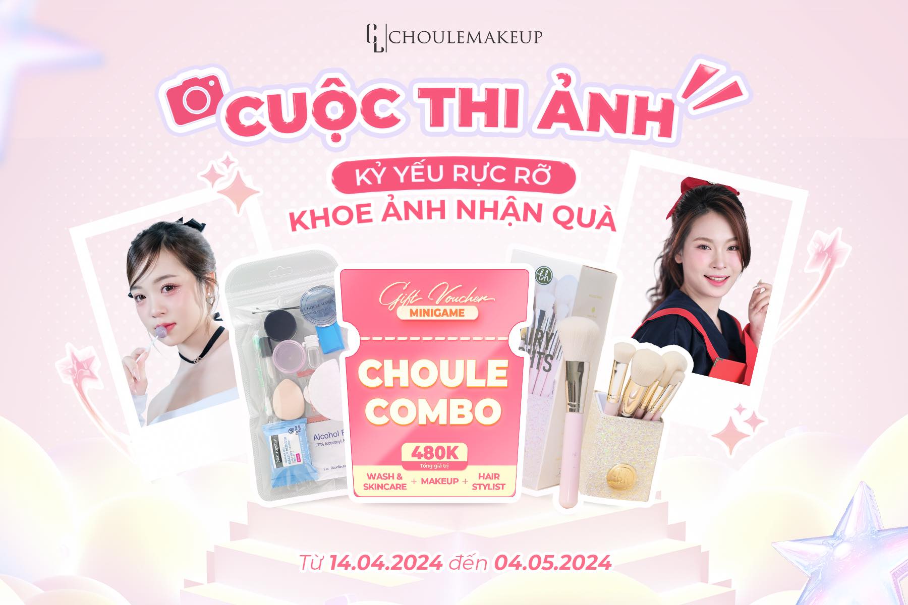 choule makeup trang điểm kỷ yếu minigame