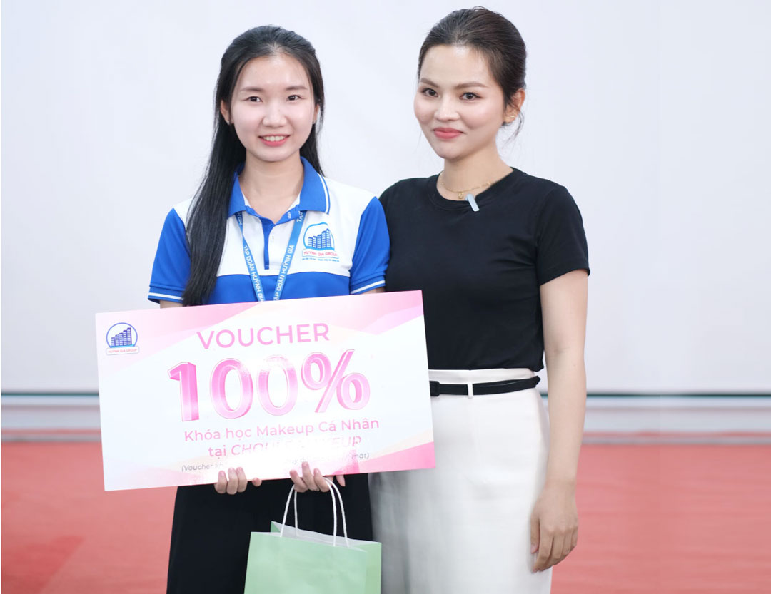 choule makeup trang điểm cá nhân workshop shining myself tập đoàn huỳnh gia voucher