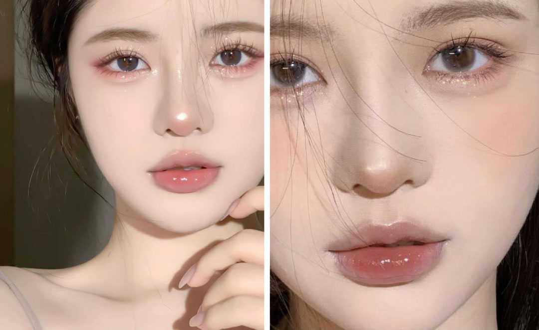 choule makeup trang điểm douyin phong cách makeup layout makeup ngọt ngào trong trẻo