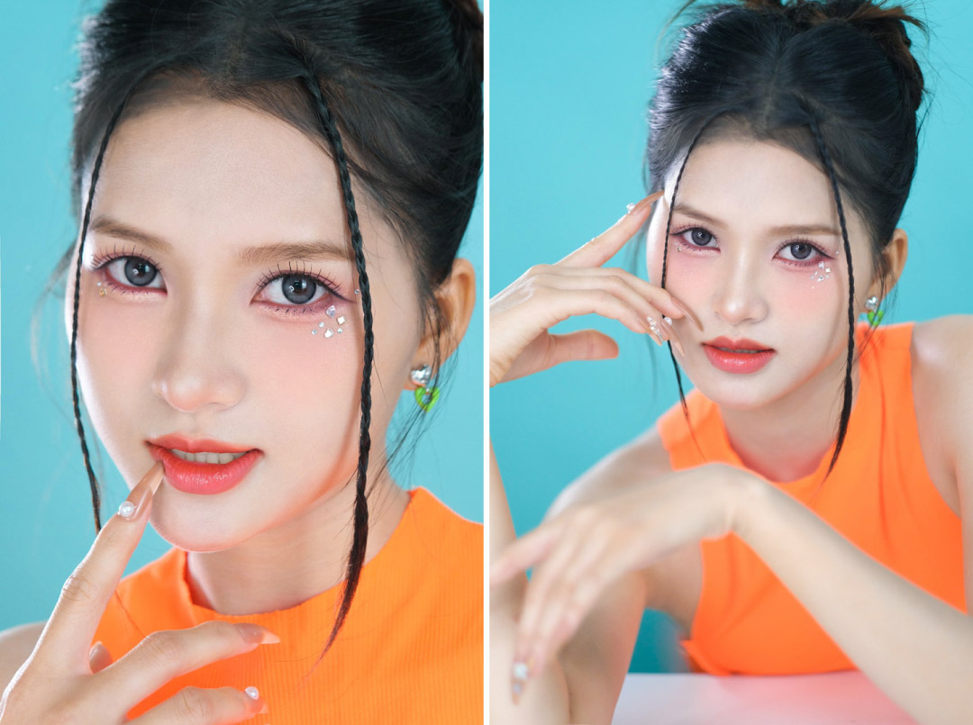 choule makeup trang điểm kỷ yếu tone makeup orange chic