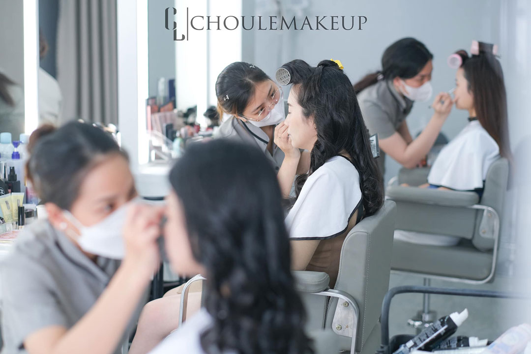 choule makeup trang điểm cô dâu bridal makeup cưới mùa hè chuyên viên tay nghề cao