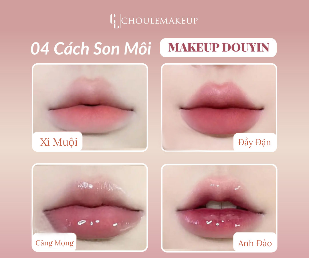 choule makeup trang điểm douyin son môi lipstick