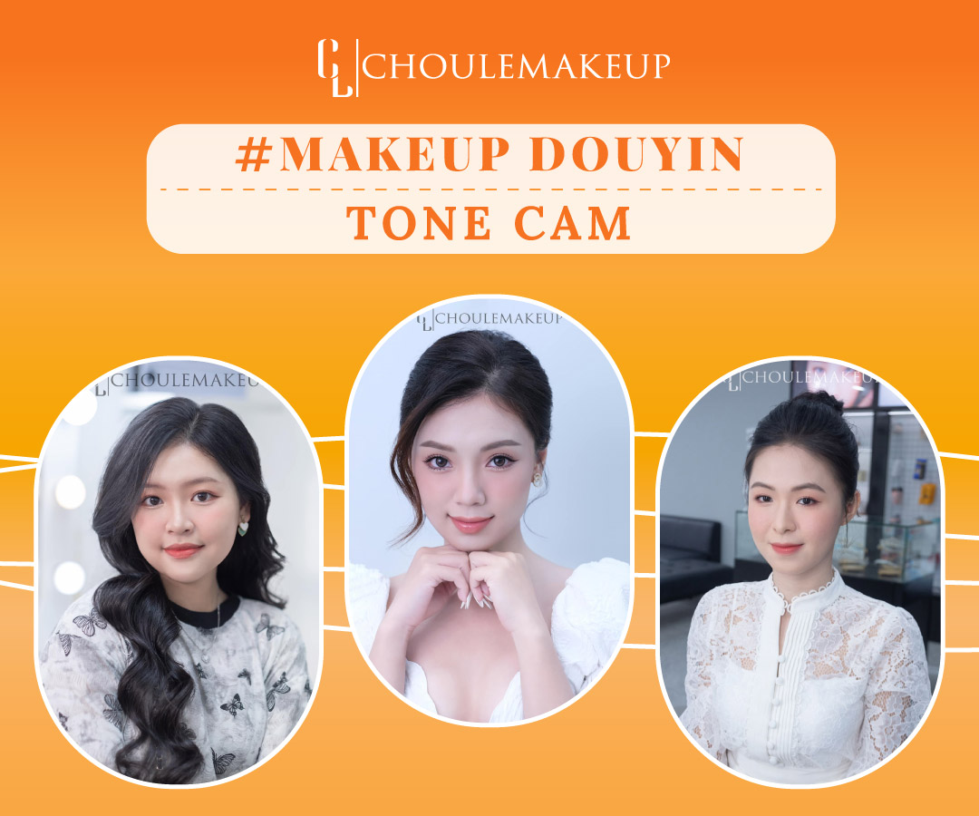 choule makeup trang điểm tone cam makeup douyin