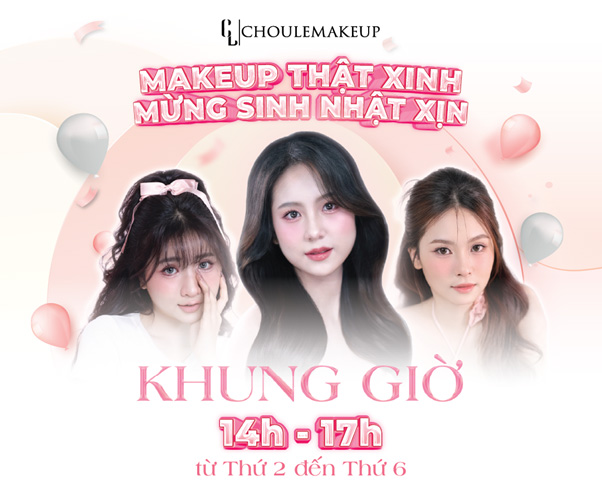 choule makeup trang điểm promotion birthday